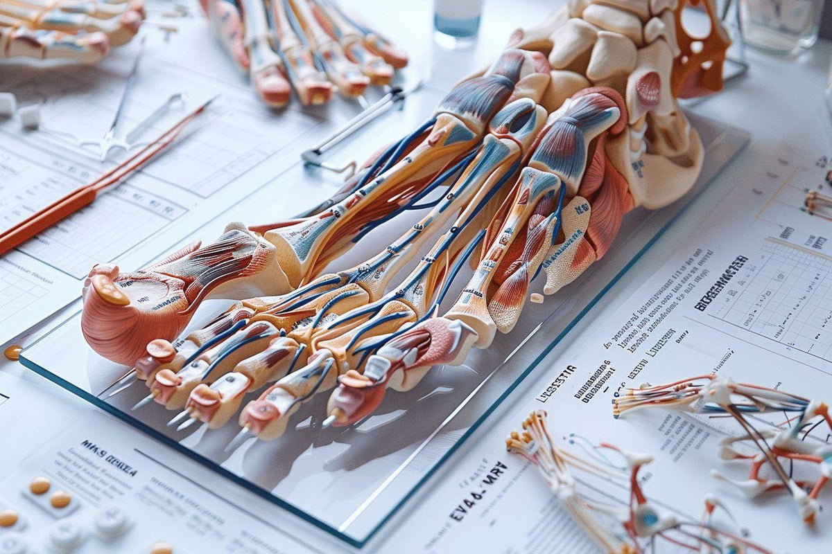 Les différentes parties du pied humain : anatomie détaillée et fonctions essentielles