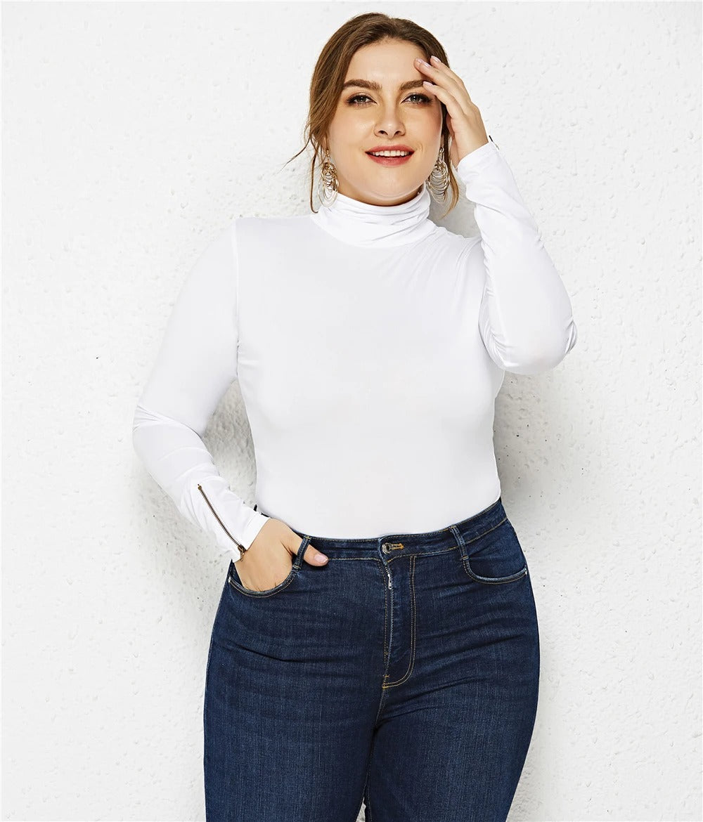 Body col roulé femme