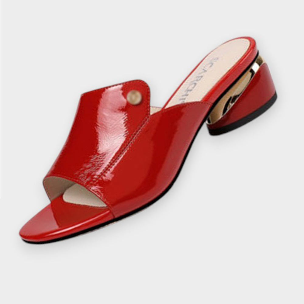 Sandales rouge femme