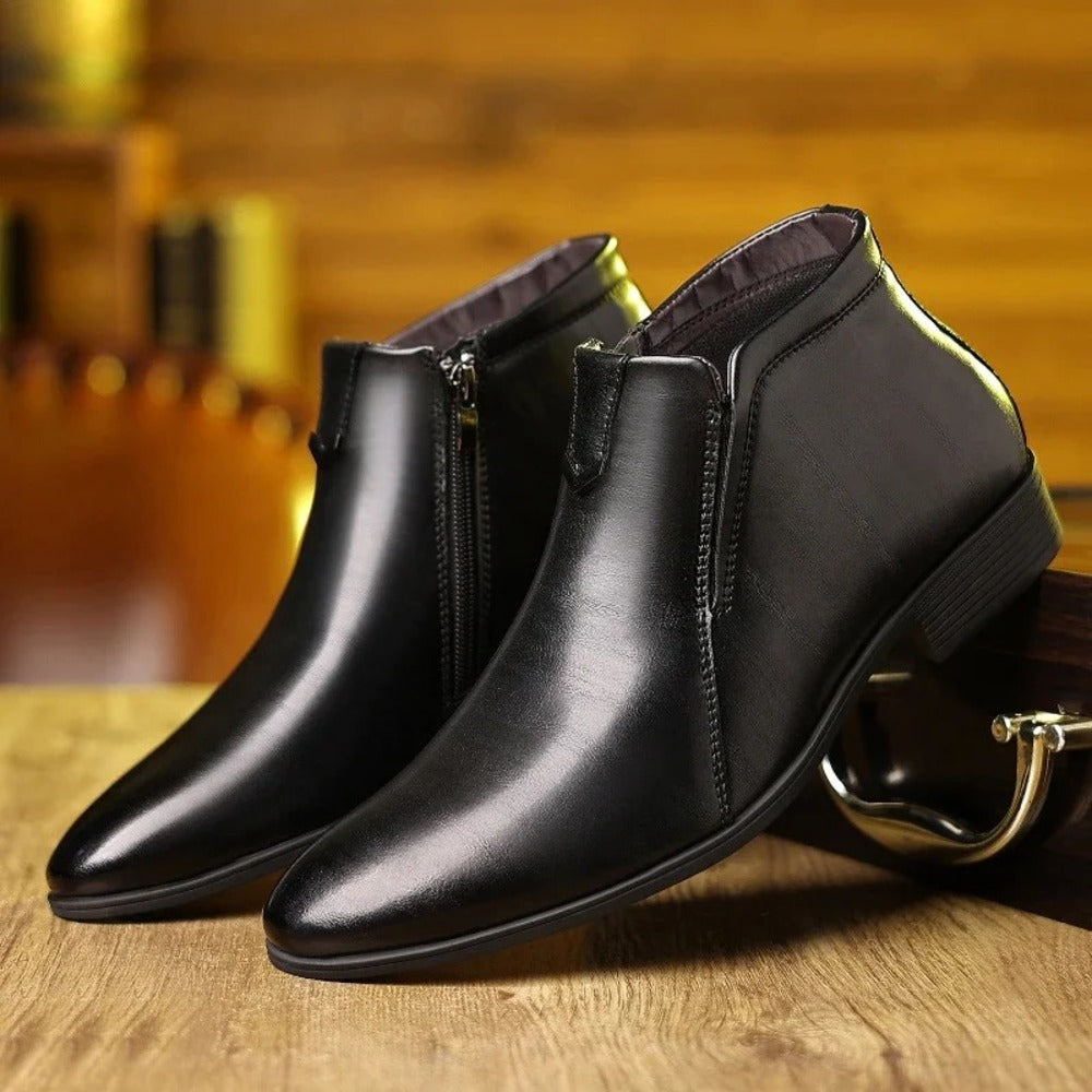 Bottines avec fermeture sur le devant