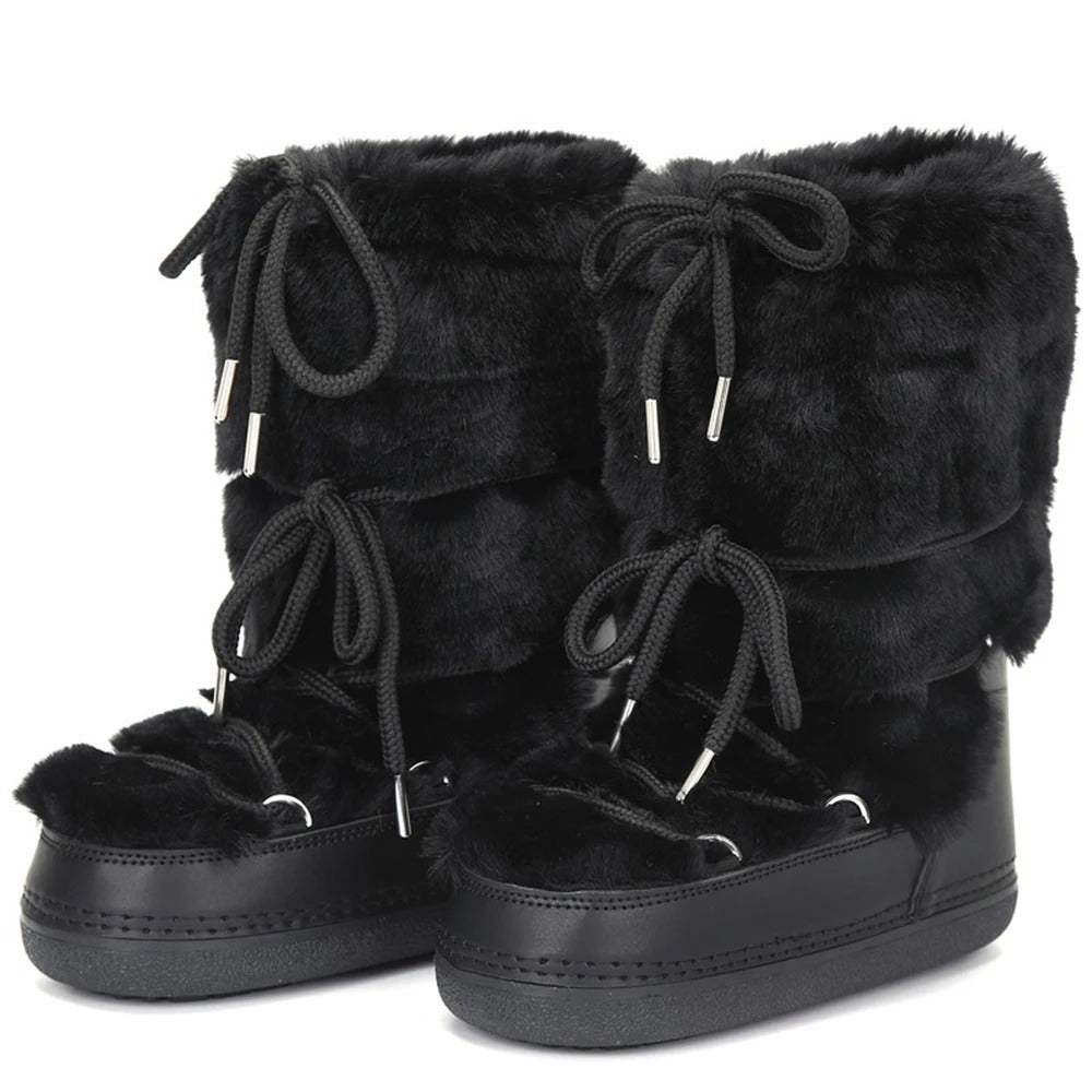 Bottines fourrées pour la neige