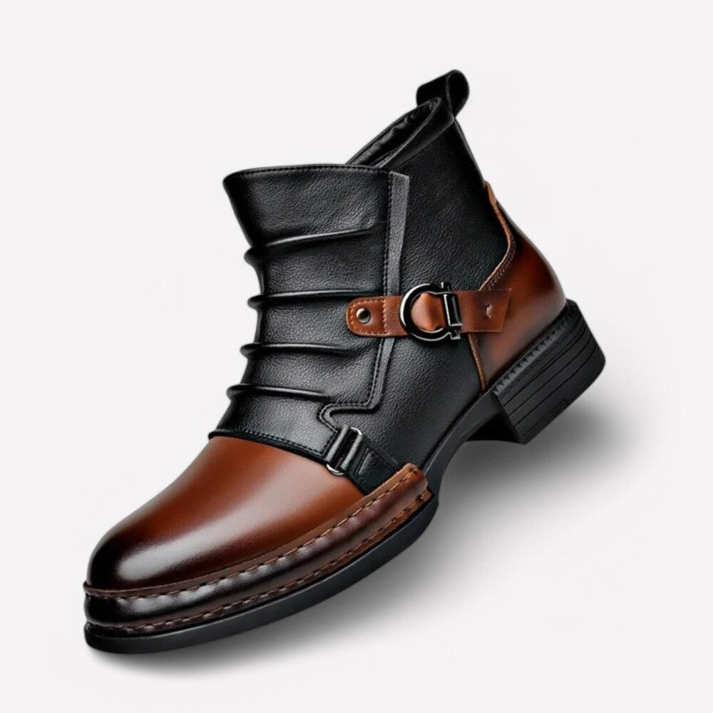Bottines bordeaux homme