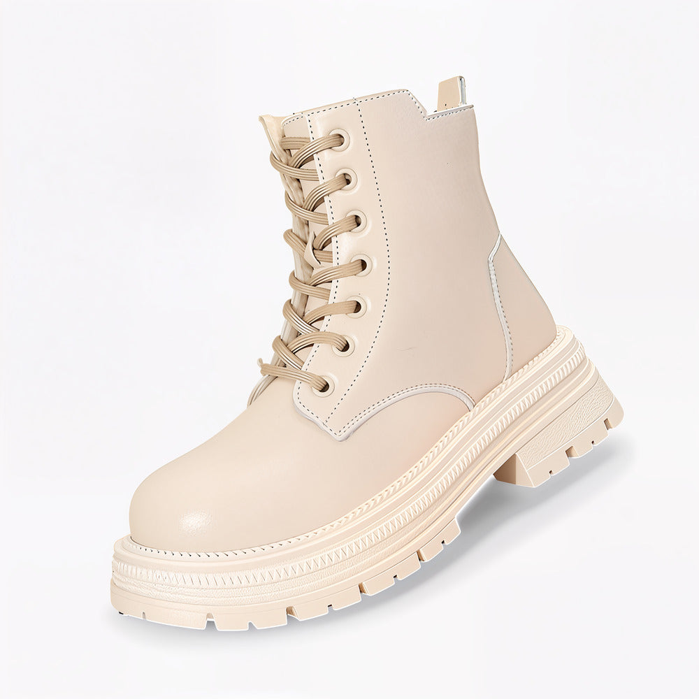 Bottines crème
