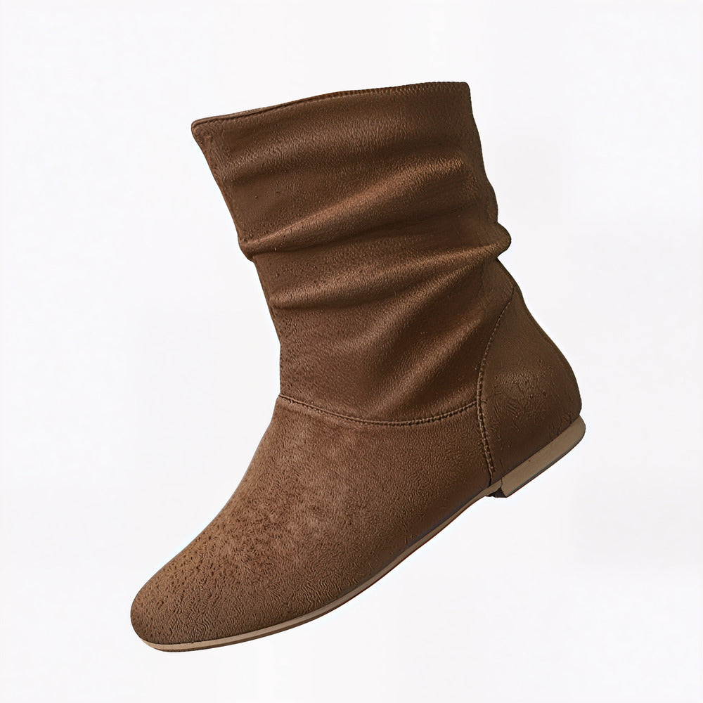 Bottines plissées