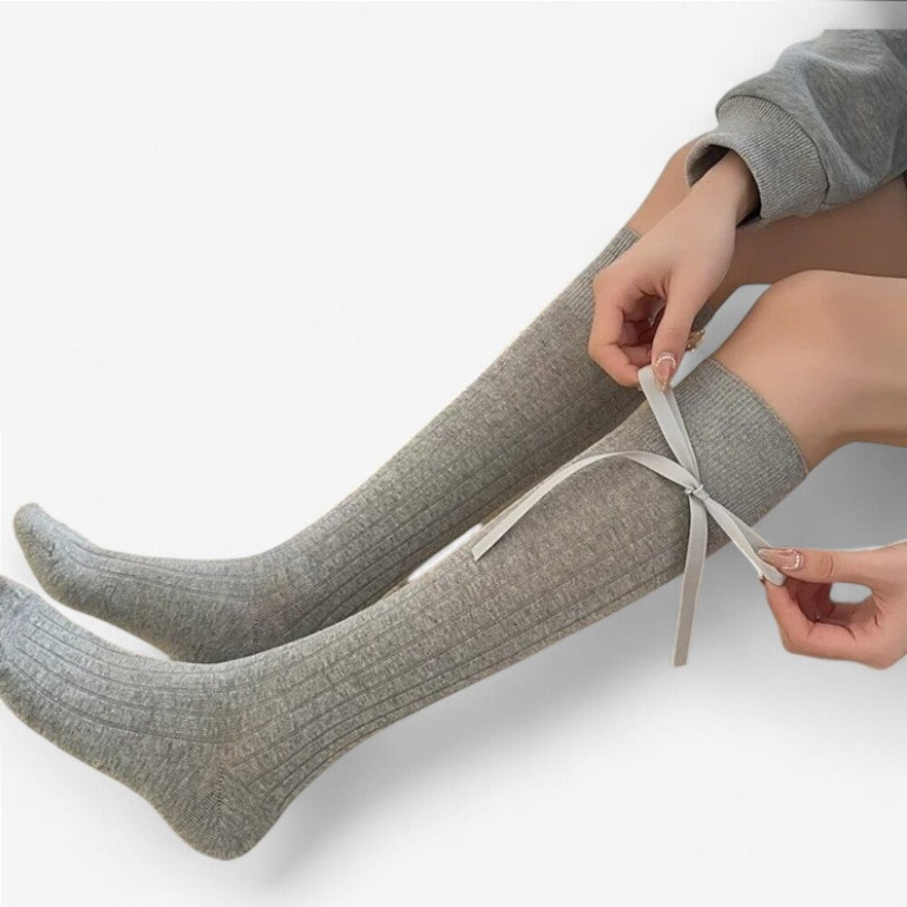 Chaussettes montantes elegantes