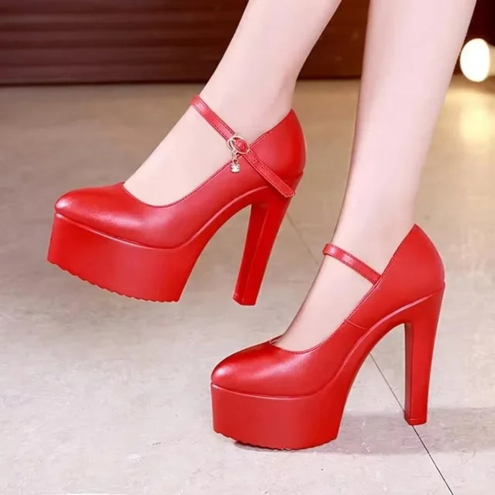 Escarpin femme blanc