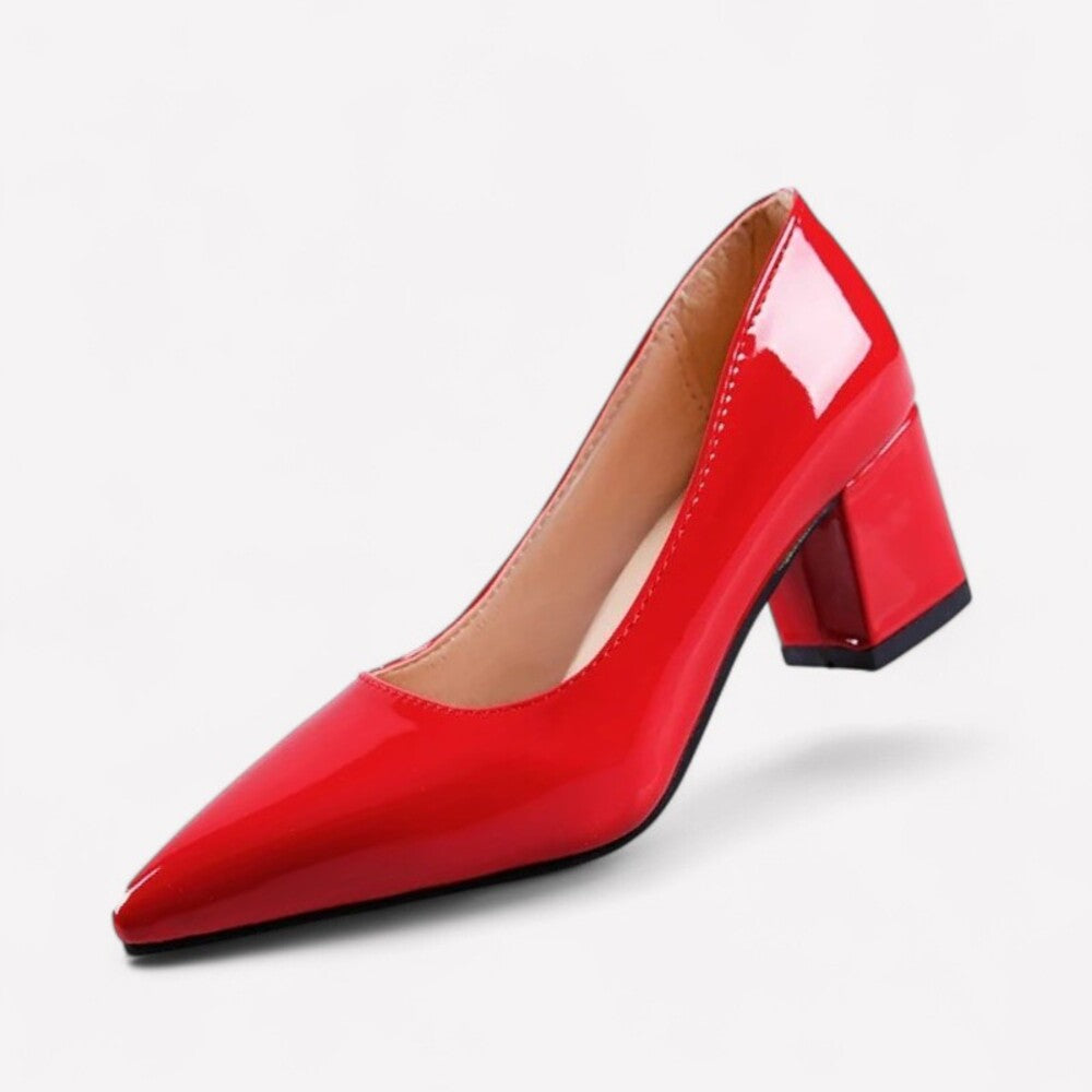 Escarpin femme rouge