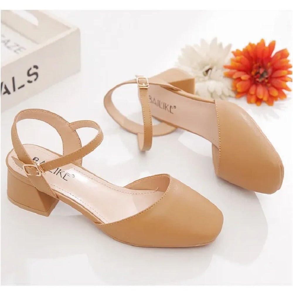 Escarpins femme beige