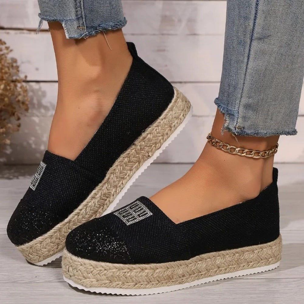 Espadrille femme style luxe