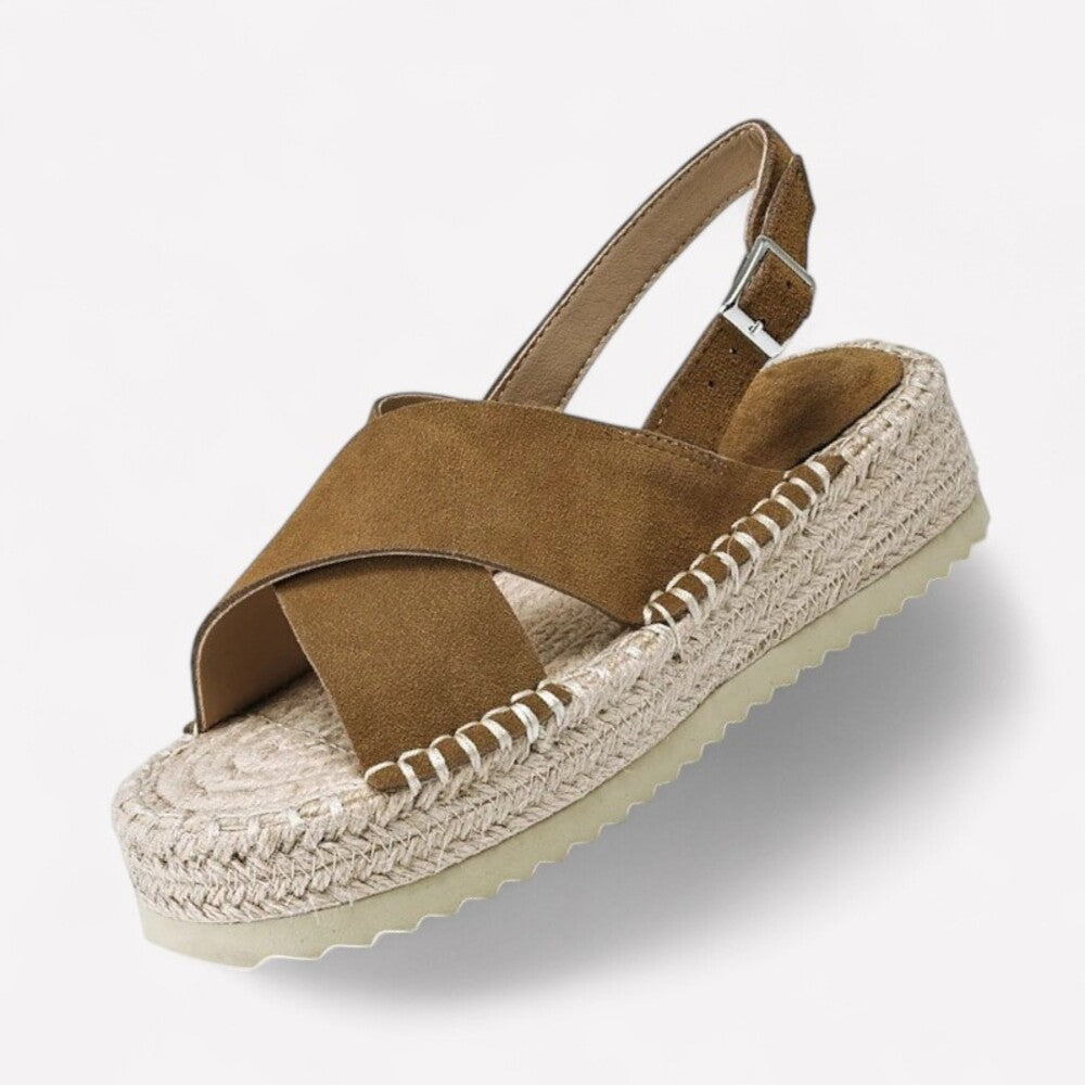 Espadrille femme kaki