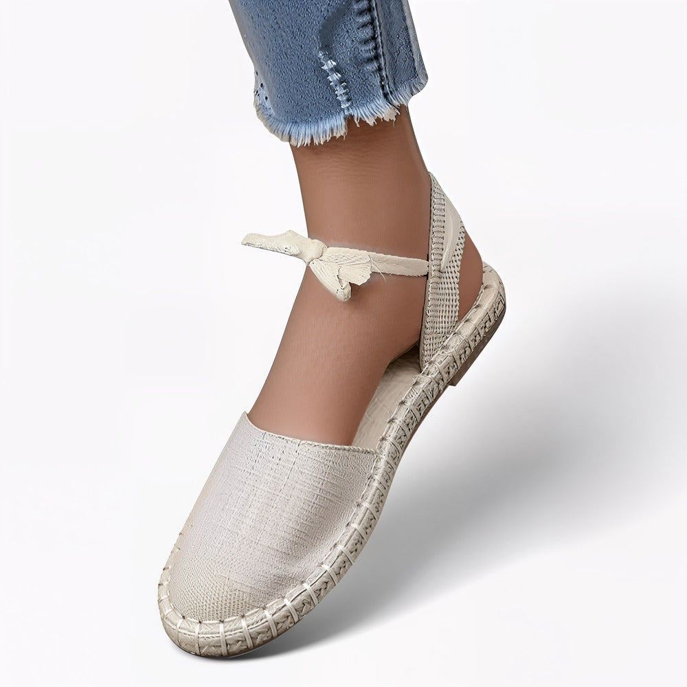 Espadrille femme lacet