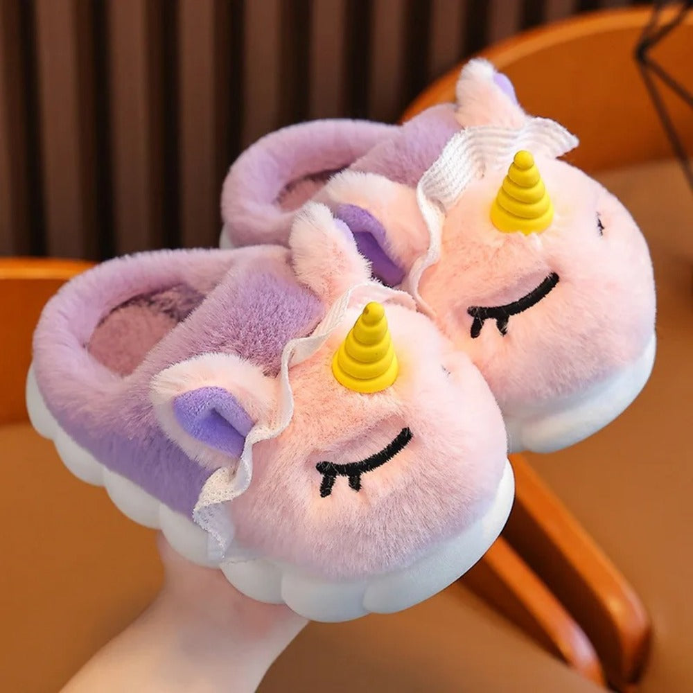 Licorne pantoufle