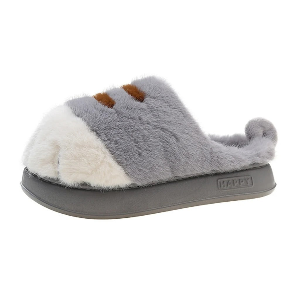 Pantoufle chat femme
