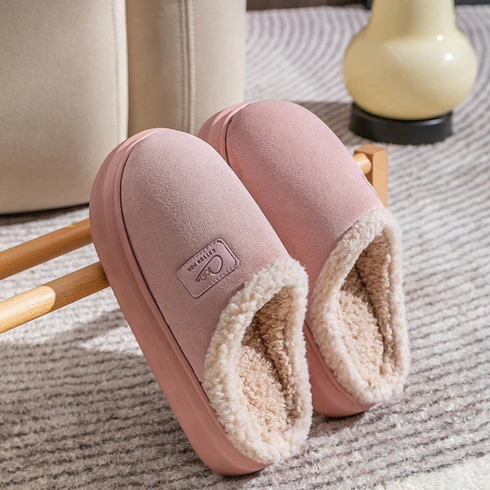 Pantoufles chaudes femme
