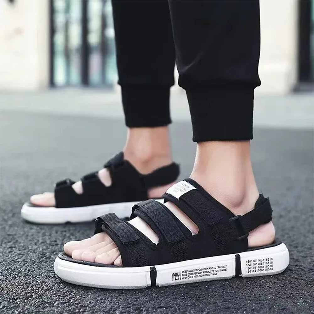 Sandales noires homme