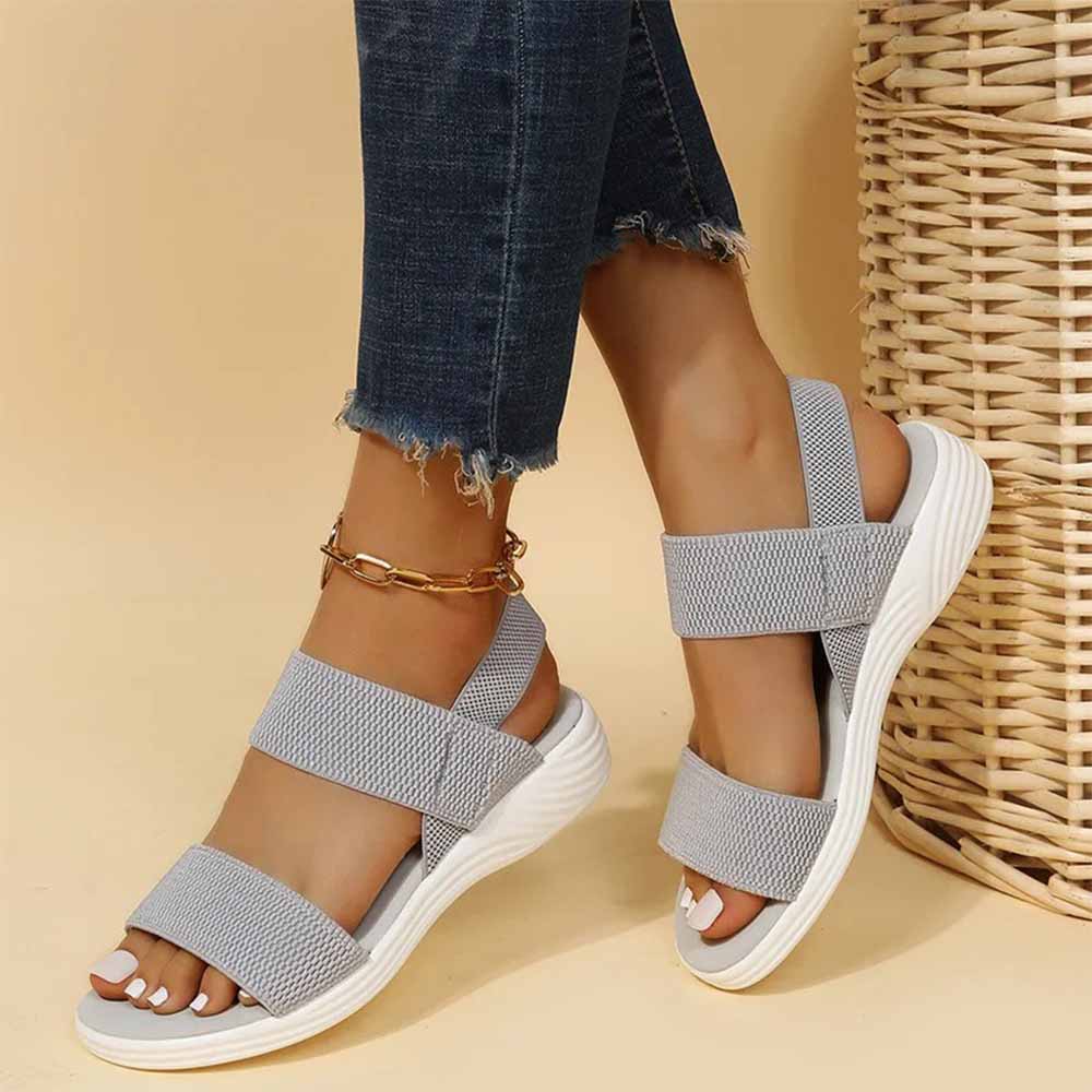 Sandales orthopediques en tissu pour femmes