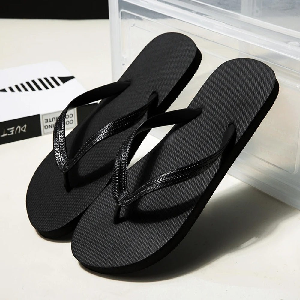 Tong femme noir