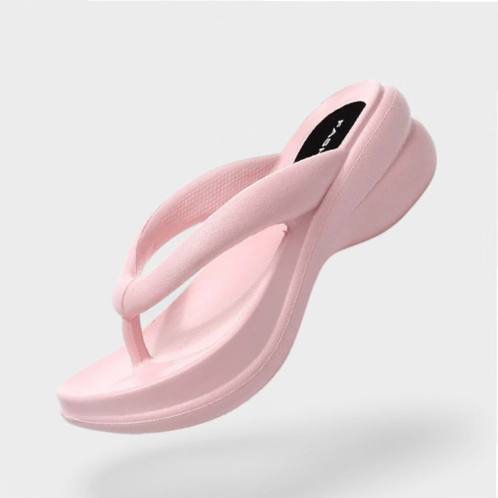 Tong plateforme légère femme