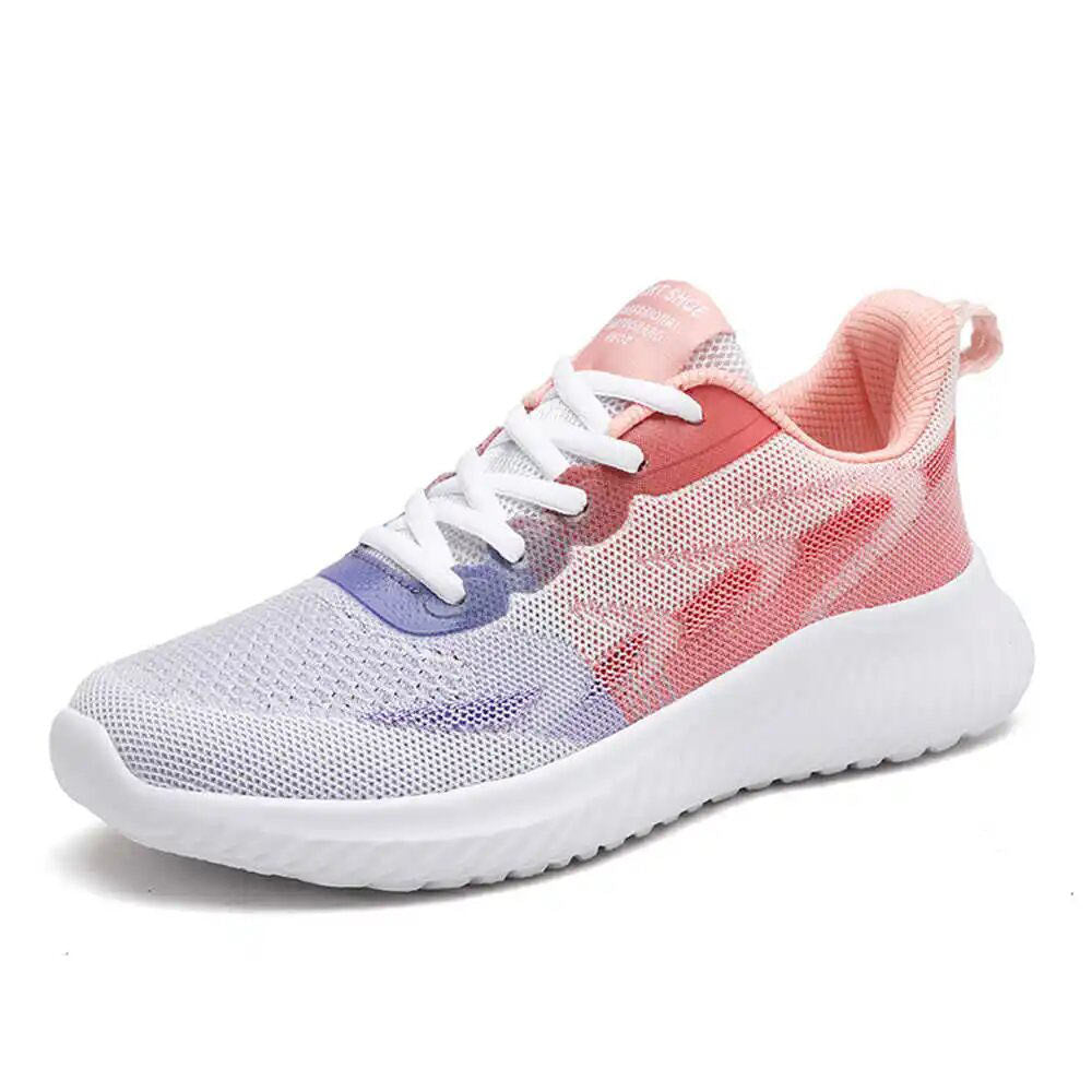 Basket femme blanc et vert