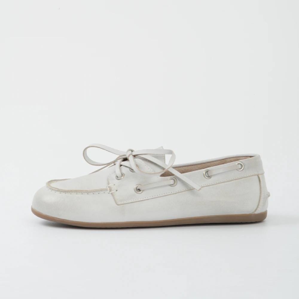 Mocassin à lacets femme