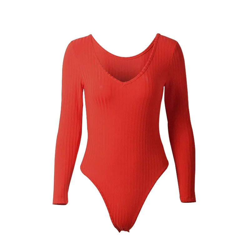 Body cotelé femme