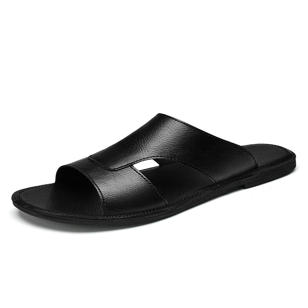 Claquette en cuire homme