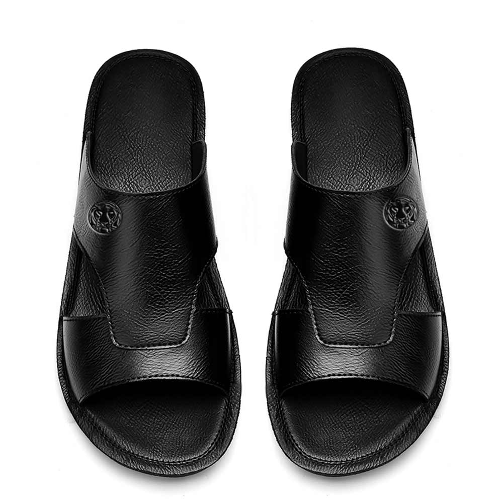 Claquette en cuire homme