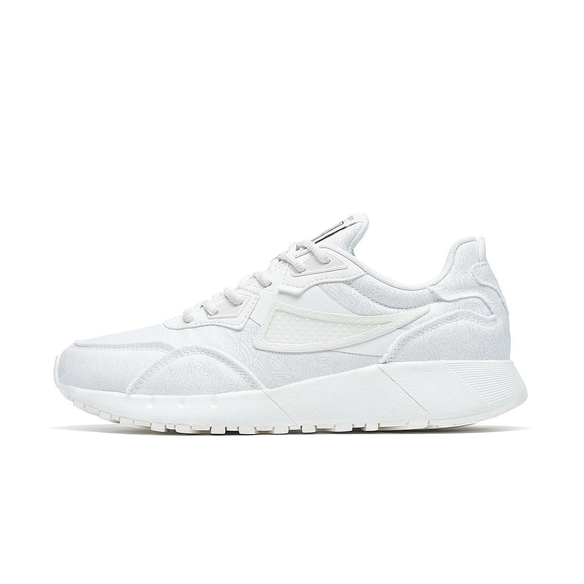Basket blanche tissu femme
