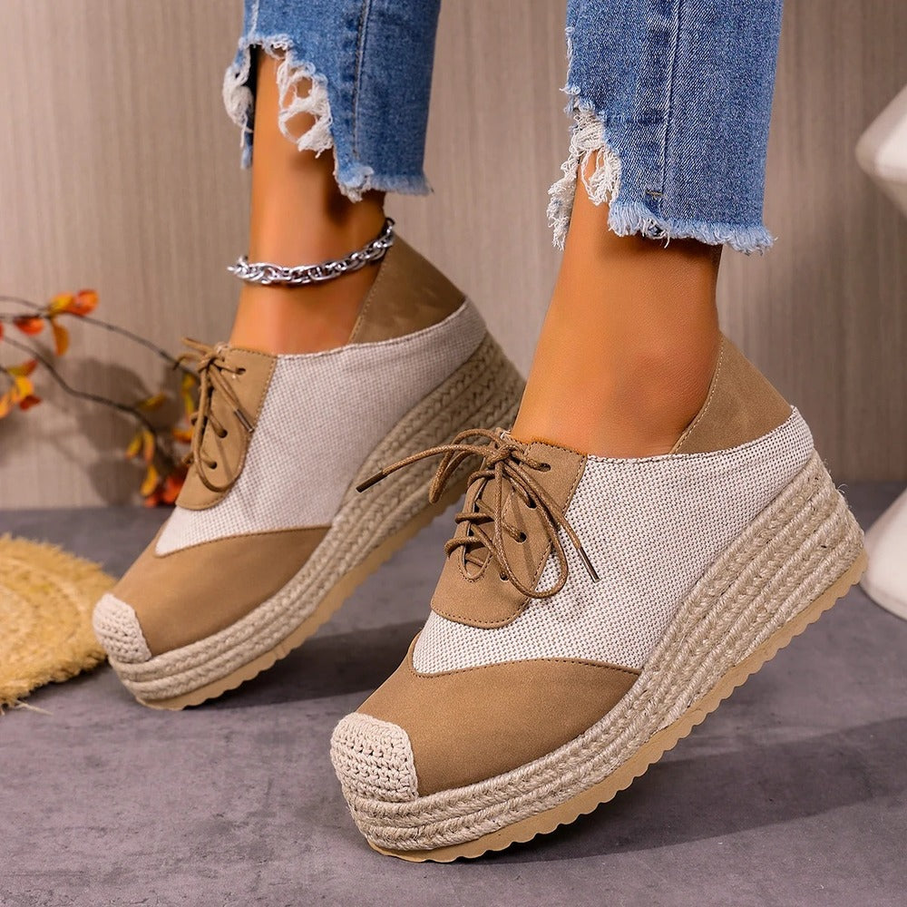 Basket espadrille femme