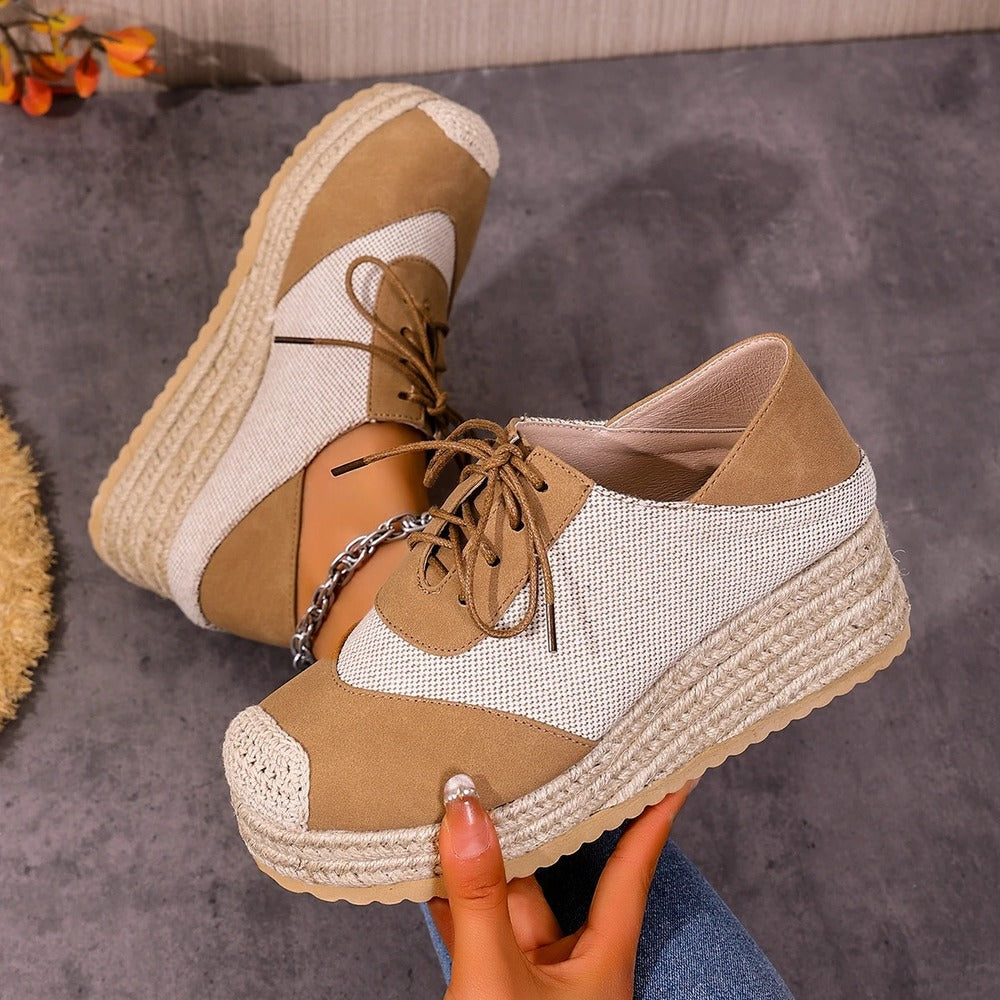 Basket espadrille femme