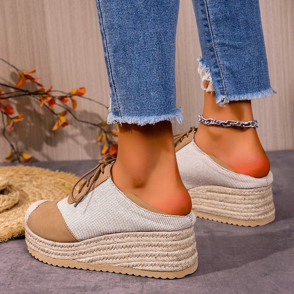 Basket espadrille femme