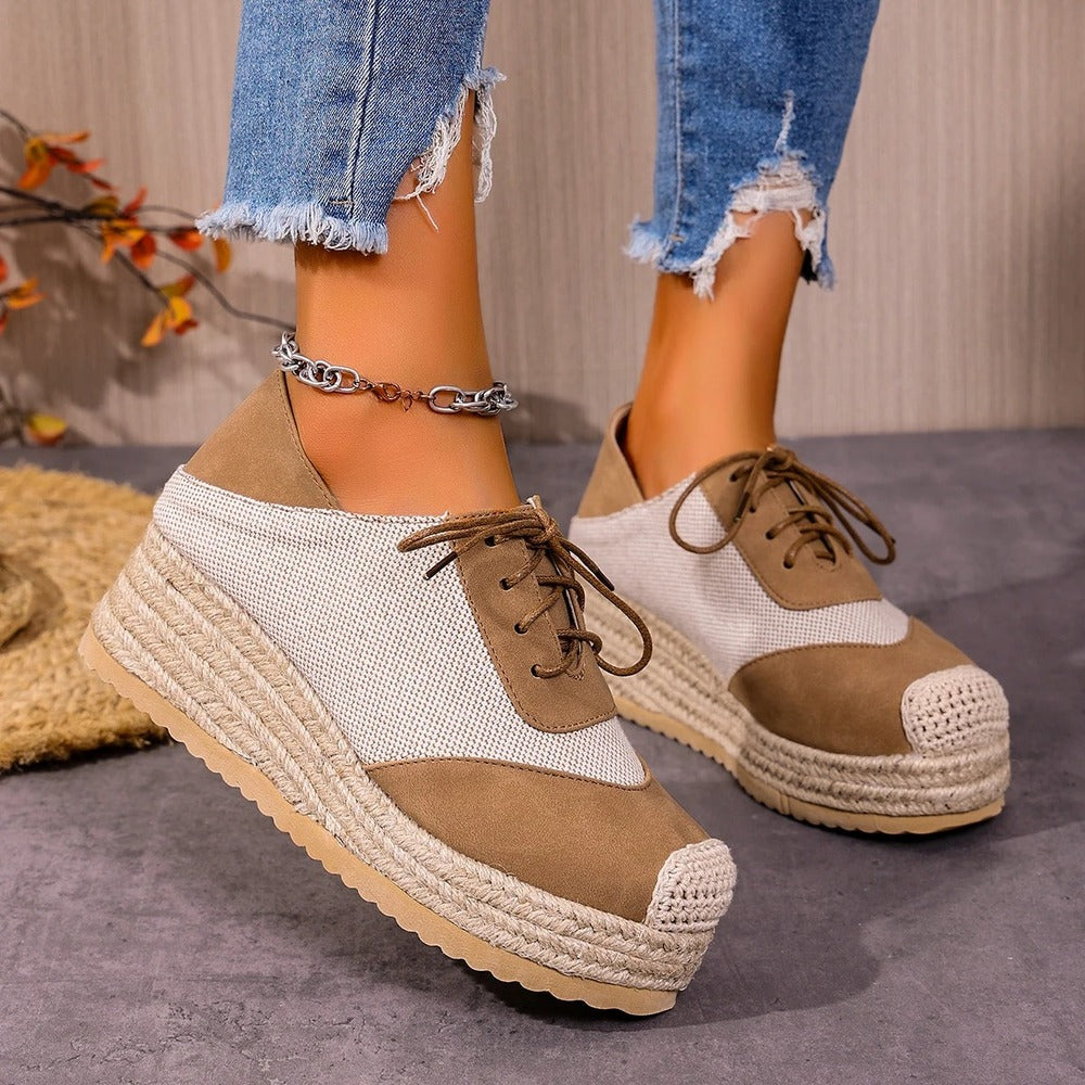 Basket espadrille femme