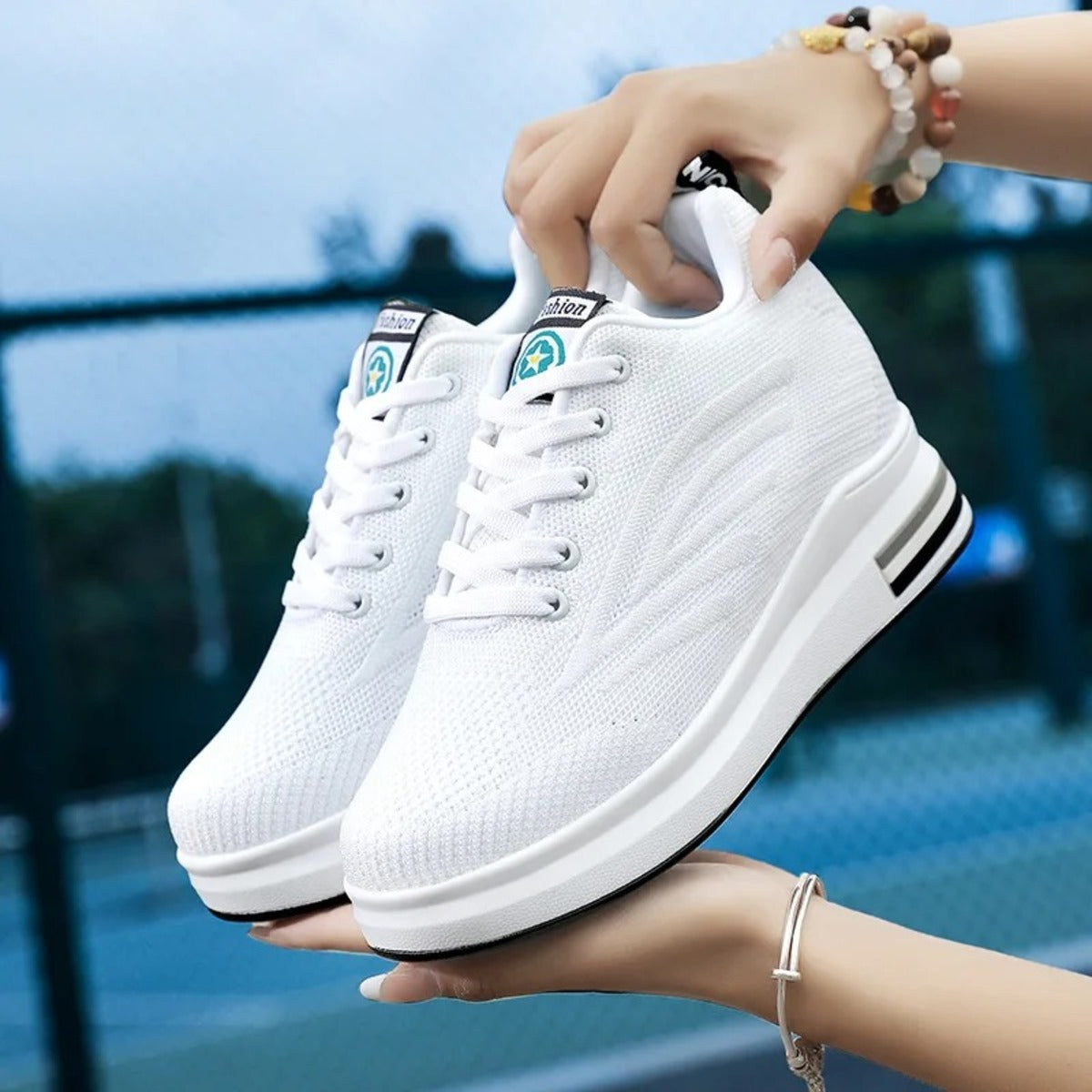 Basket femme avec talon