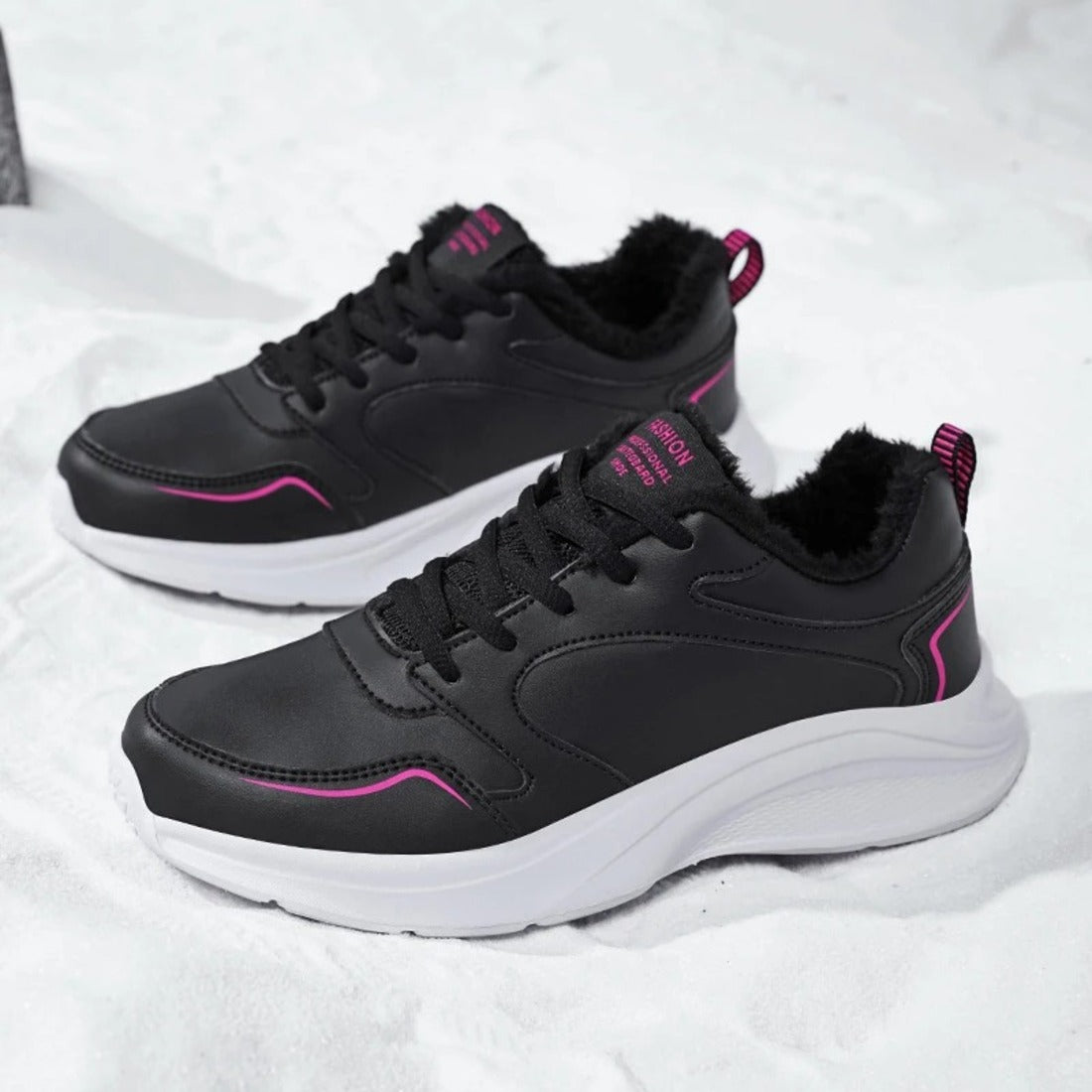 Basket femme chic et tendance noir