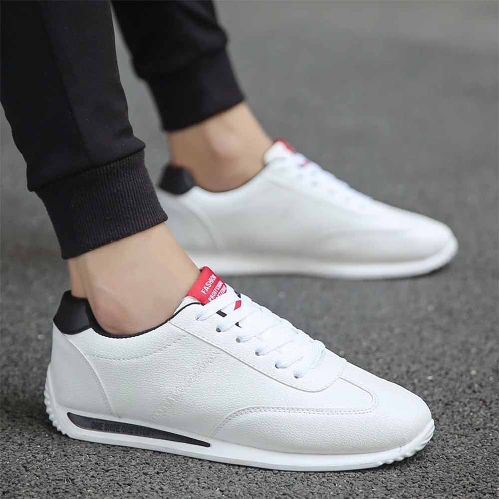 Basket blanche cuir homme