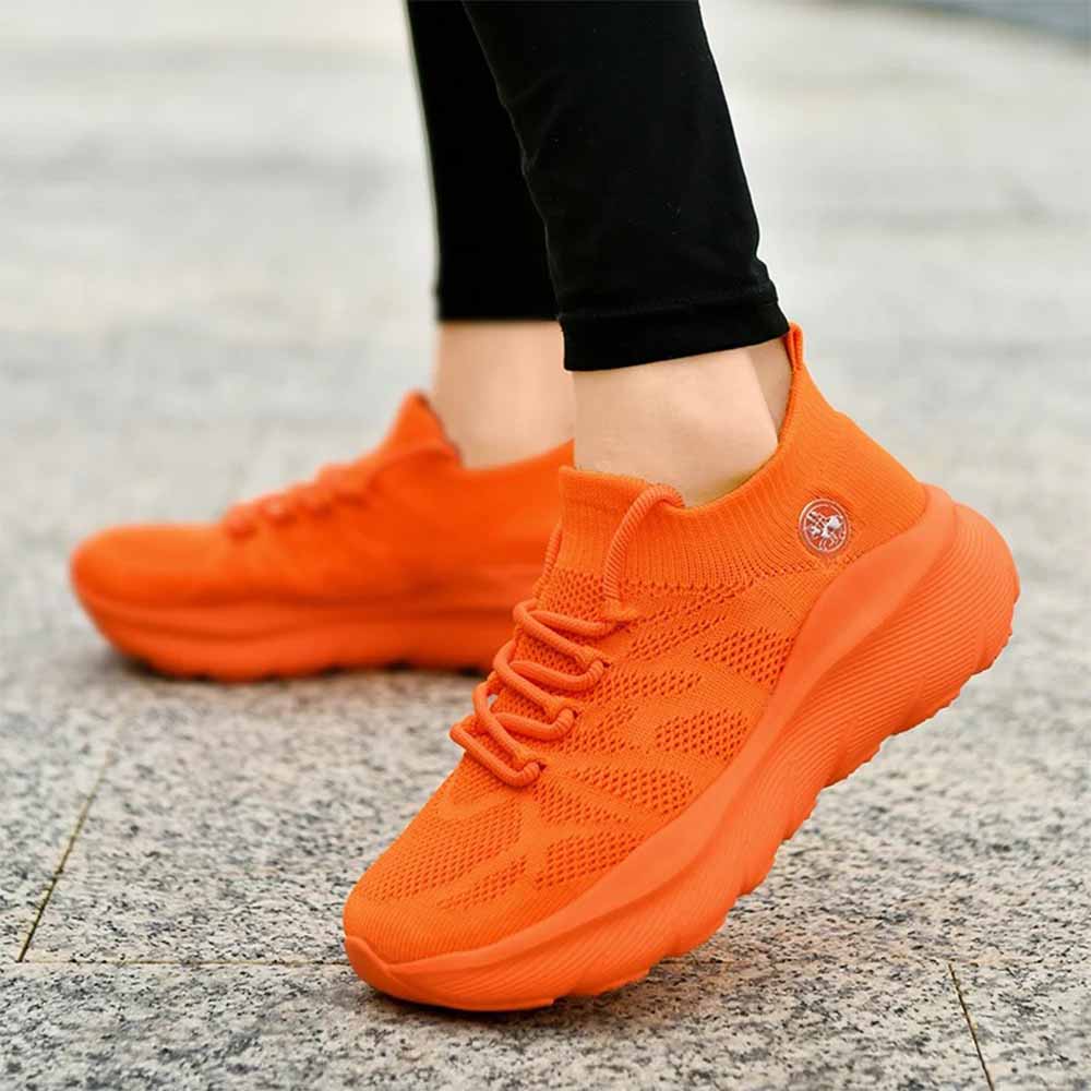 Basket homme orange