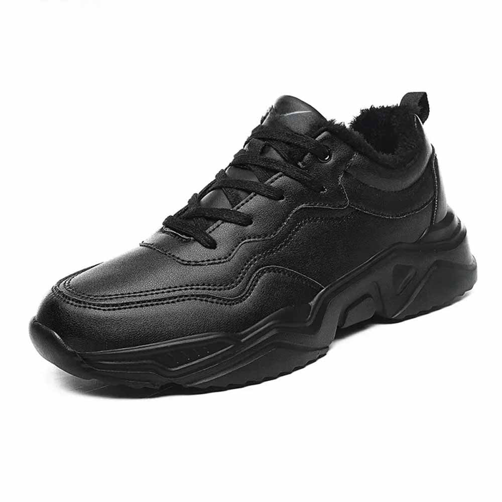 Basket homme noire cuir