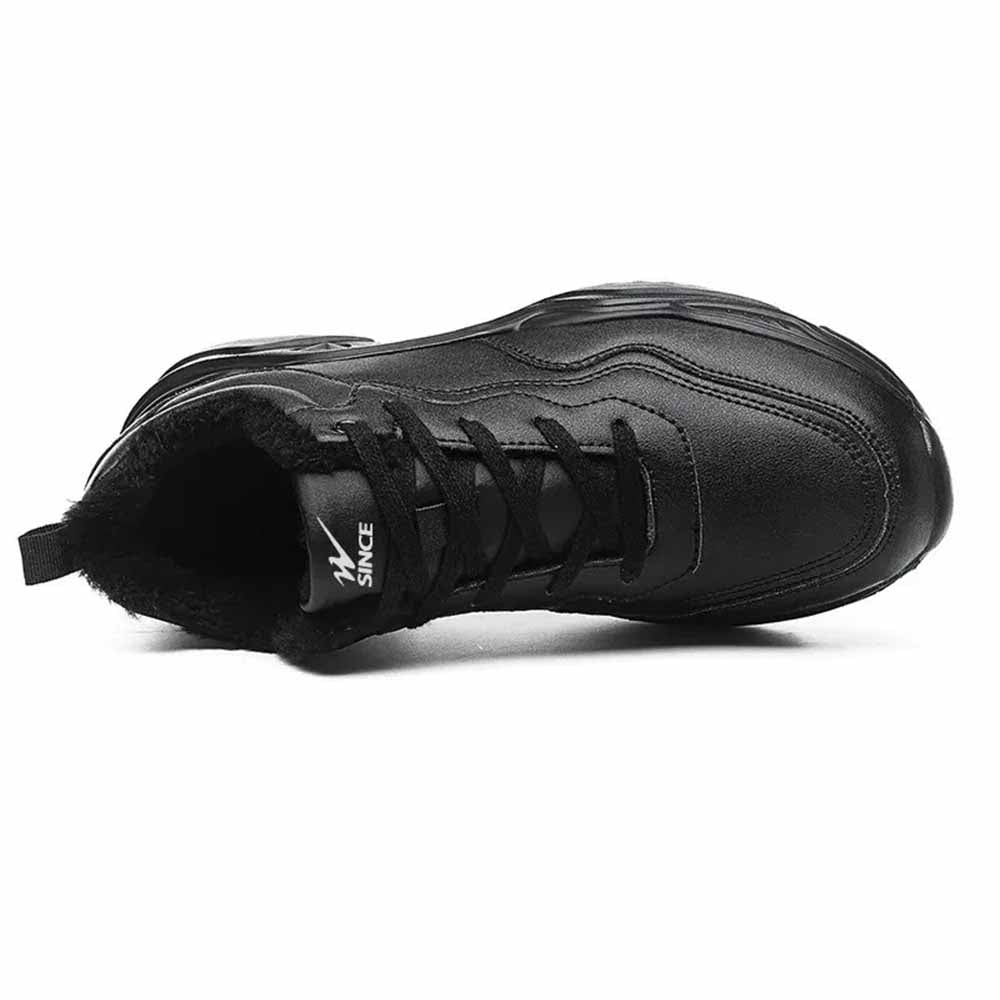 Basket homme noire cuir