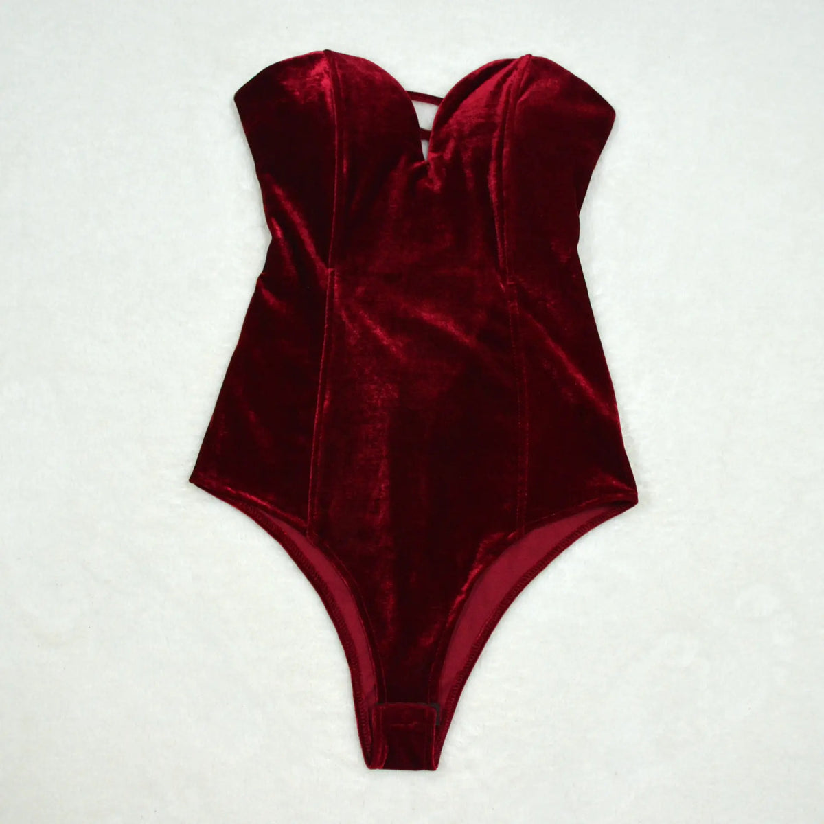 Body velours femme