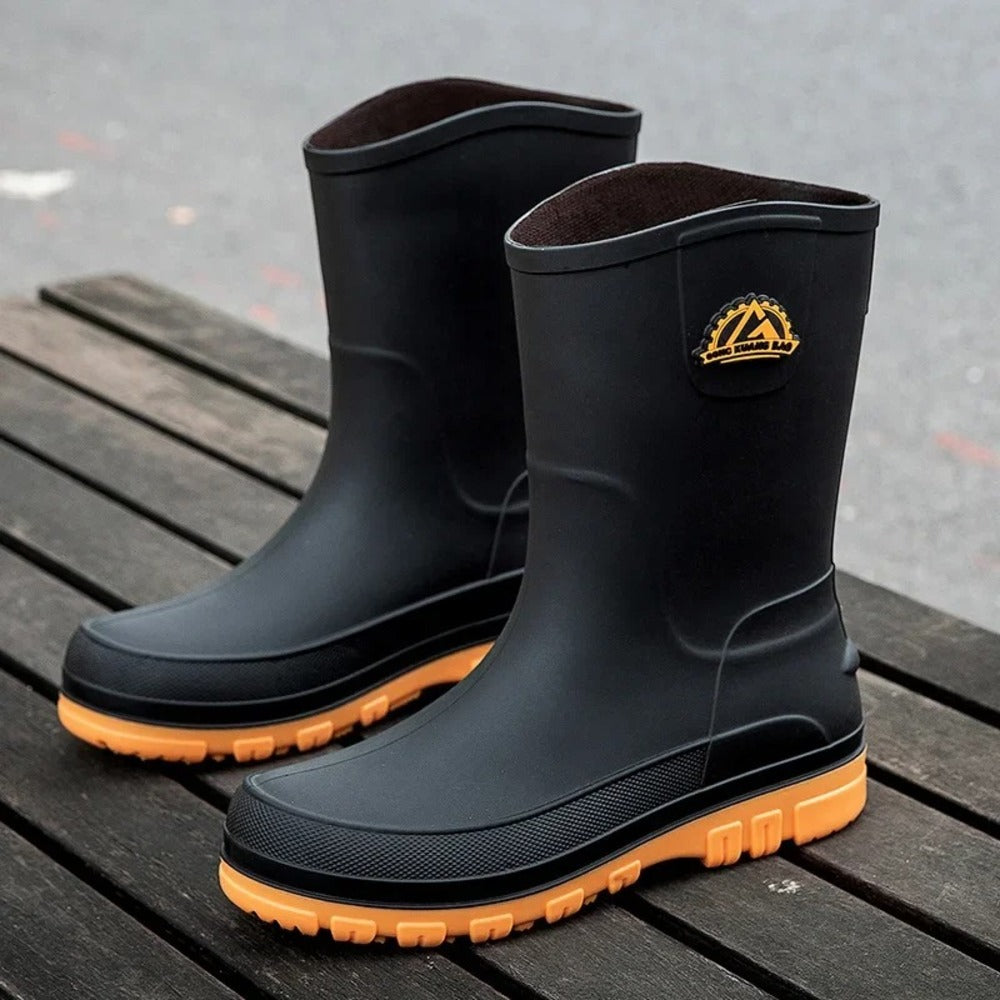 Bottine de pluie homme