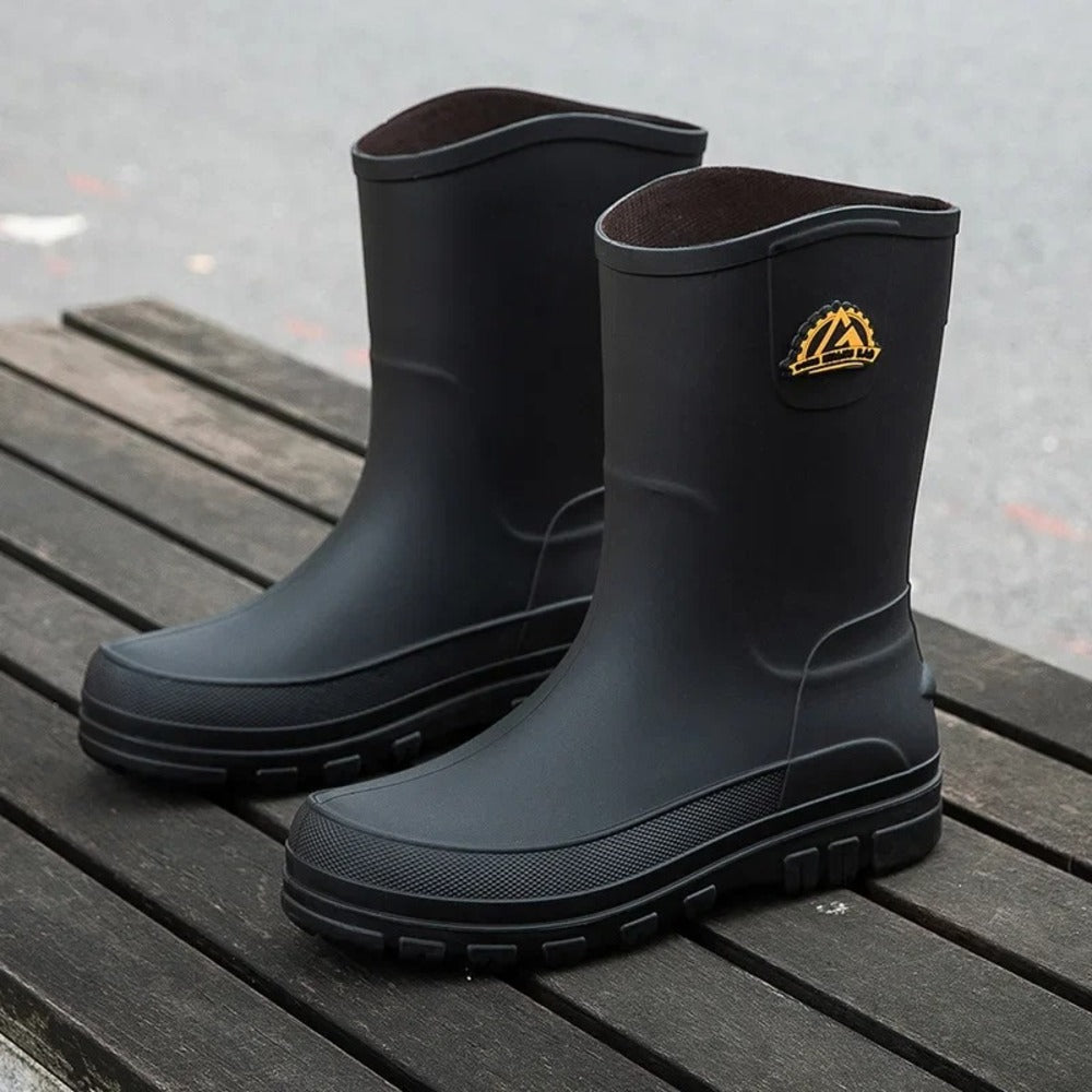 Bottine de pluie homme