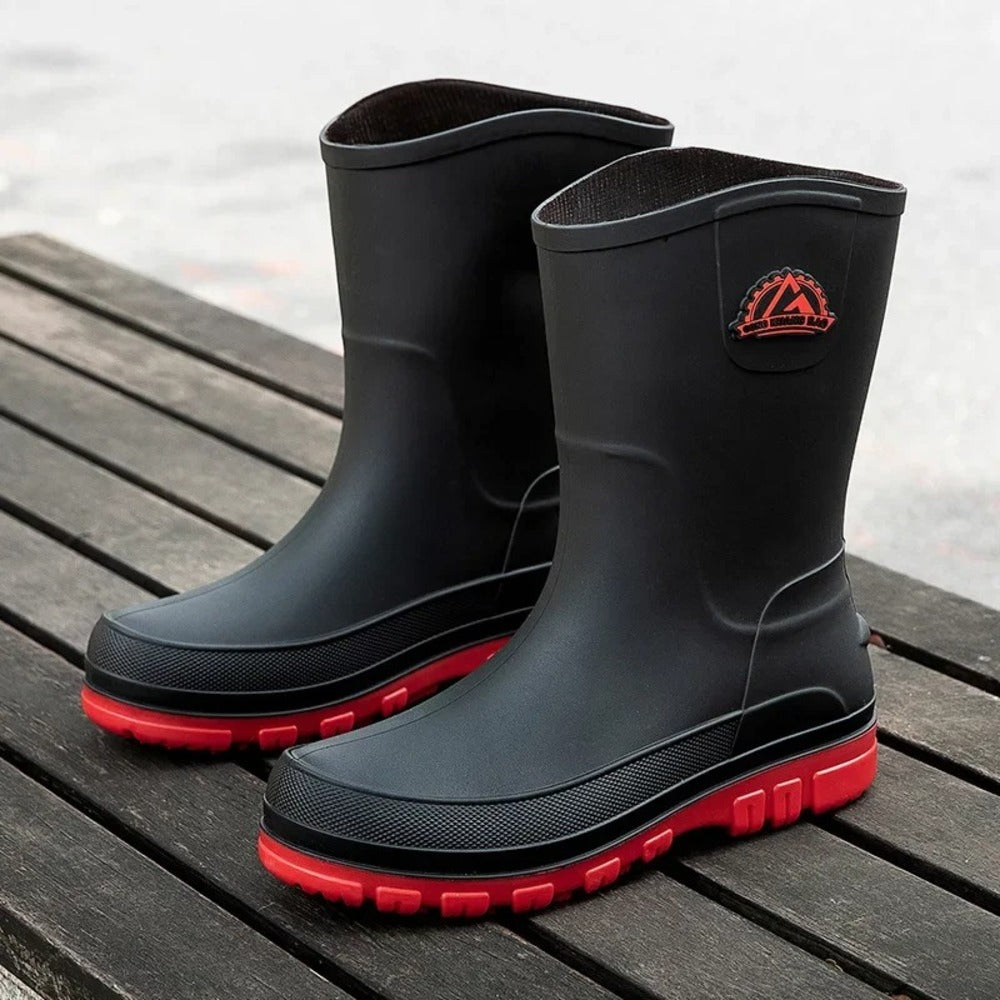 Bottine de pluie homme