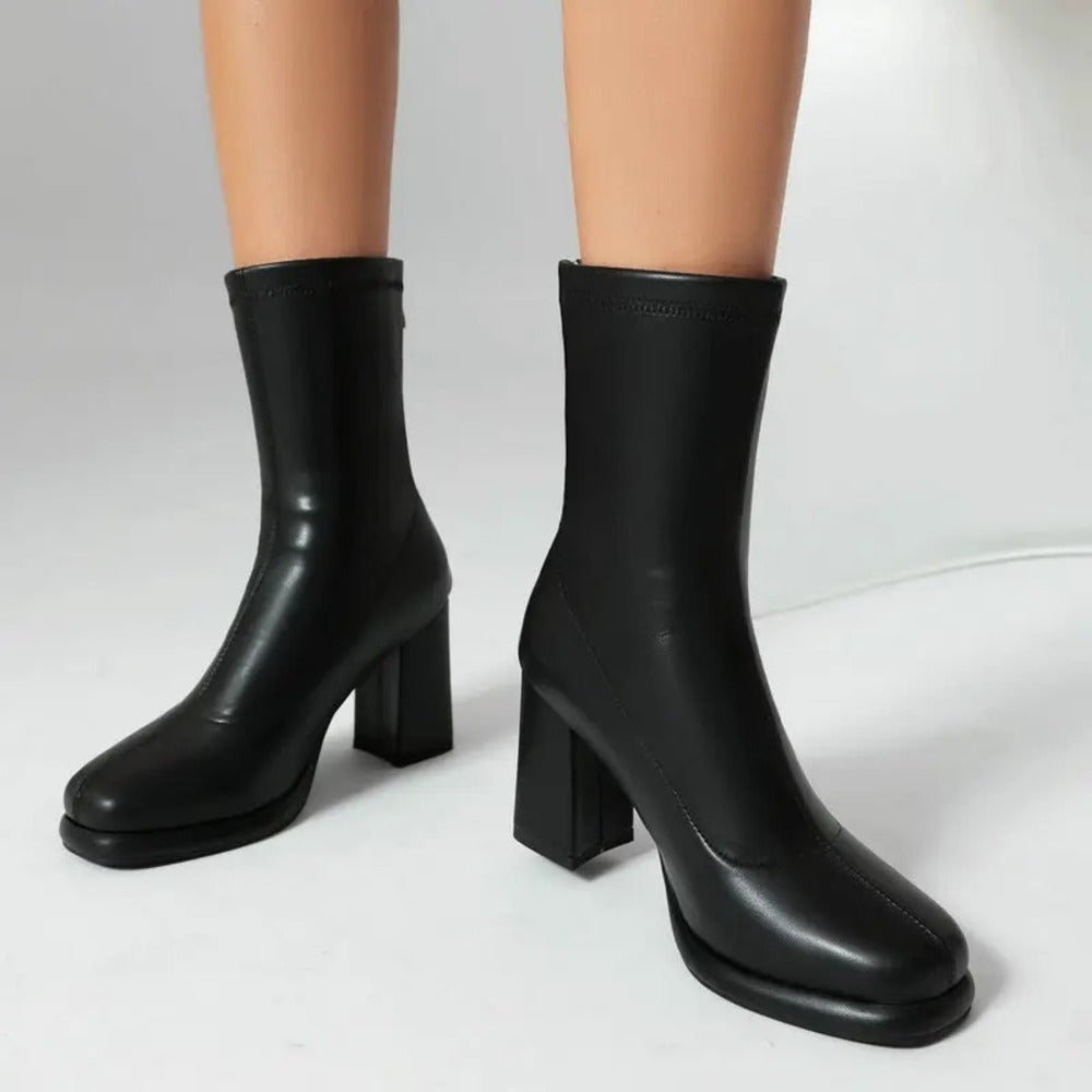 Bottines dorées femme