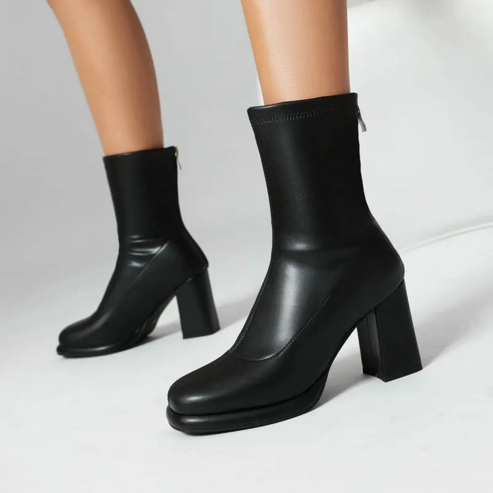 Bottines dorées femme