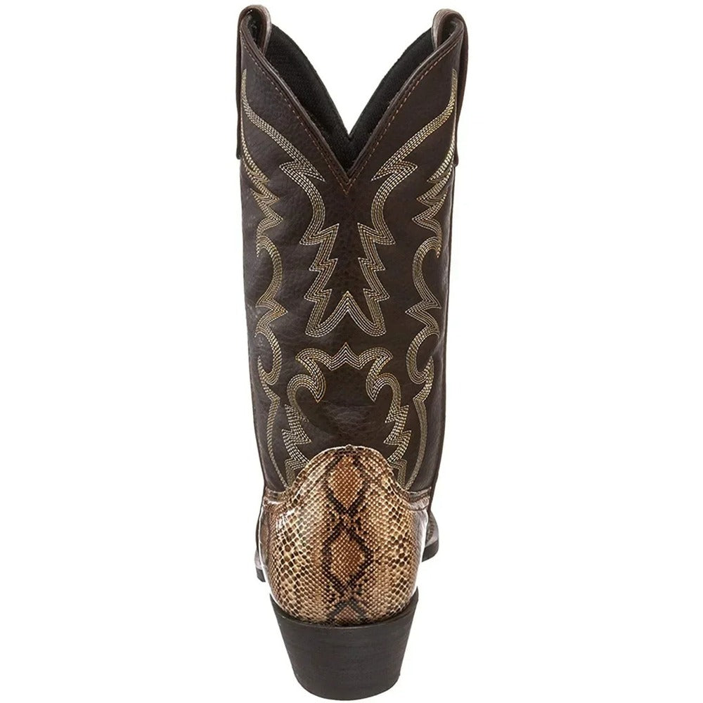 Bottine effet python