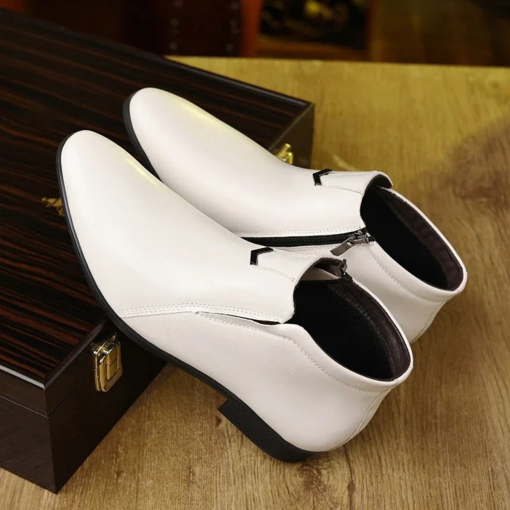 Bottines avec fermeture sur le devant