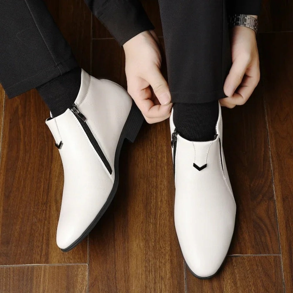 Bottines avec fermeture sur le devant