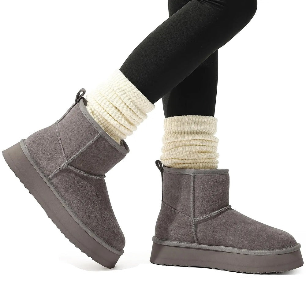 Bottines fourrées fille style UGG