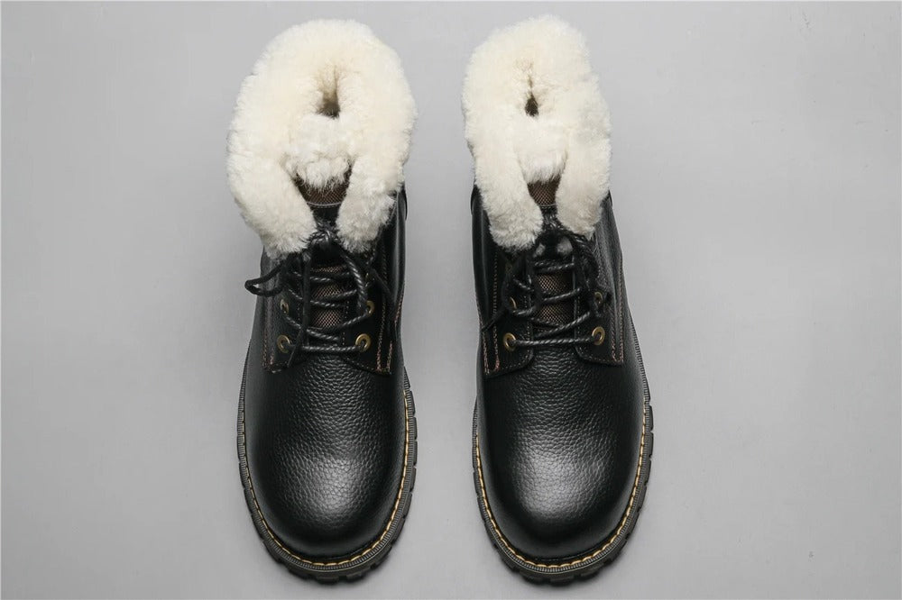 Bottines rembourrées grand froid