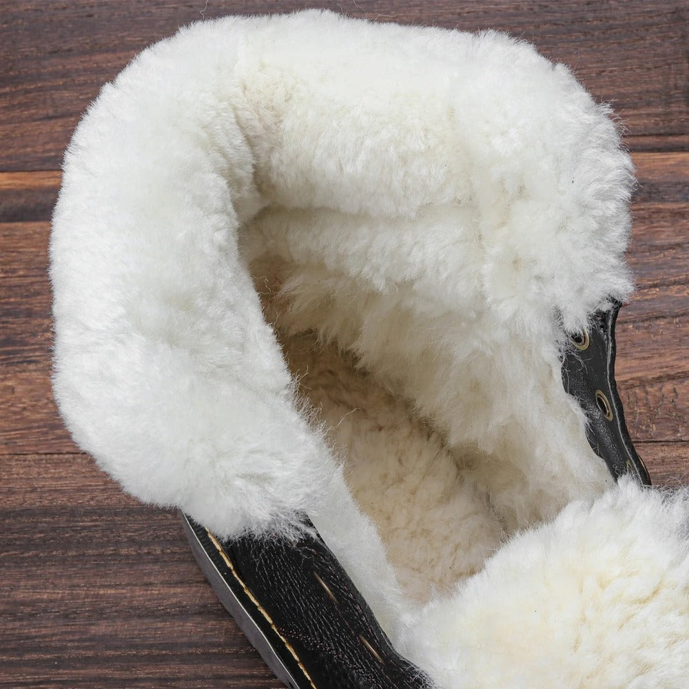 Bottines rembourrées grand froid